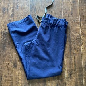 Navy Blue Figs Scrub Pants